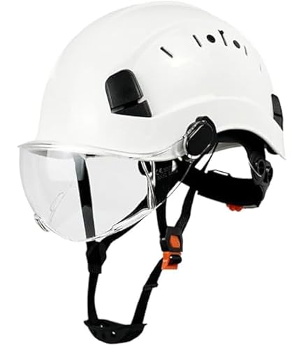 Amazon.co.jp: 安全ヘルメット 建設用安全ヘルメット バイザー